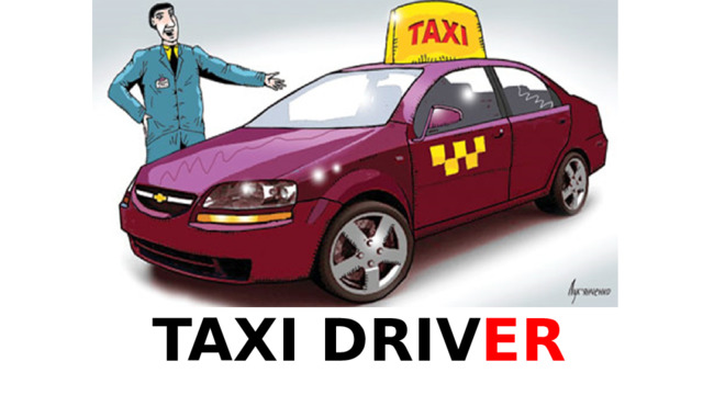 TAXI DRIV ER 