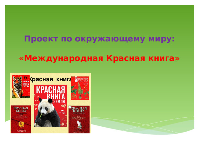 Проект по окружающему миру:   «Международная Красная книга» 