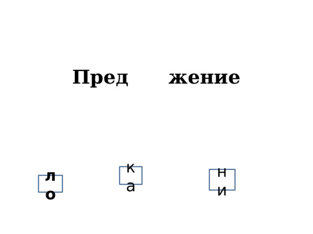  Пред жение ка ни ло  