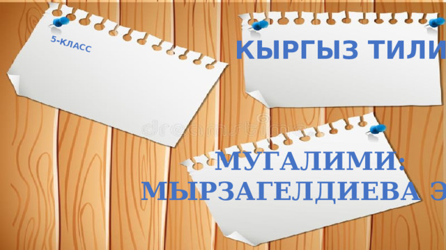 5-КЛАСС КЫРГЫЗ ТИЛИ МУГАЛИМИ: МЫРЗАГЕЛДИЕВА Э.К . 