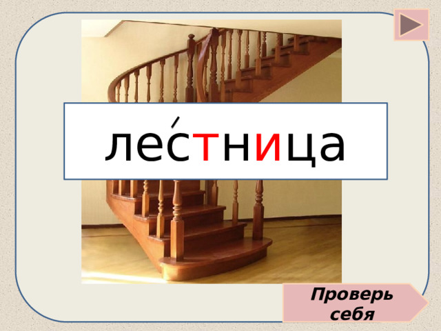 лес т н и ца Проверь себя 