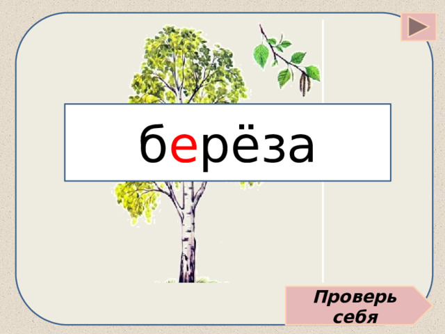 б е рёза Проверь себя 