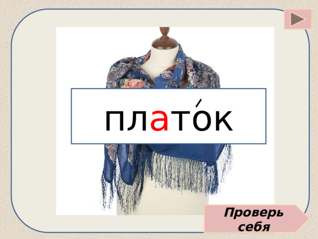 пл а ток Проверь себя 