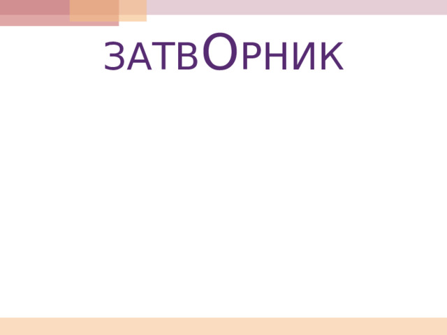 ЗАТВ О РНИК 