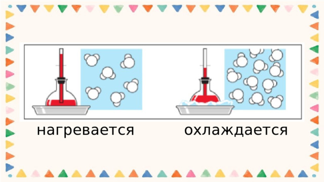 нагревается охлаждается 