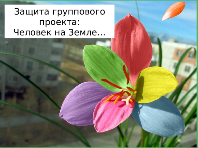 Защита группового проекта: Человек на Земле… 