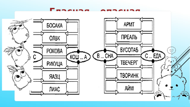 Гласная – опасная 
