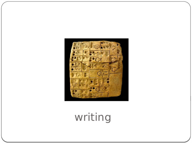 writing  