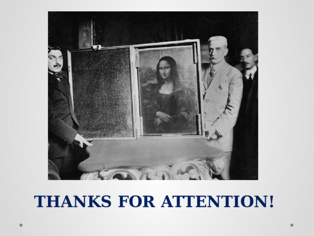 THANKS FOR ATTENTION! 