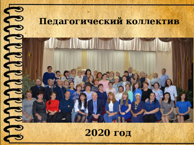 Педагогический коллектив 2020 год 