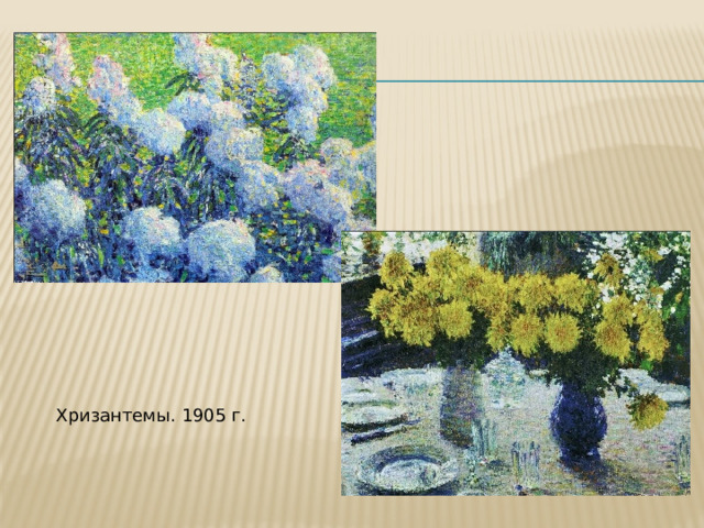 Хризантемы. 1905 г. 
