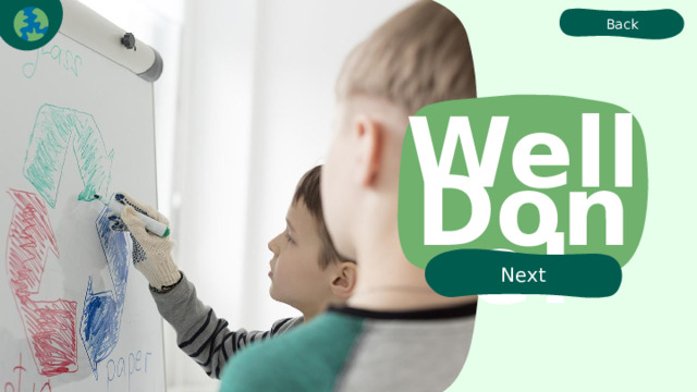 Back Well Done! Next 