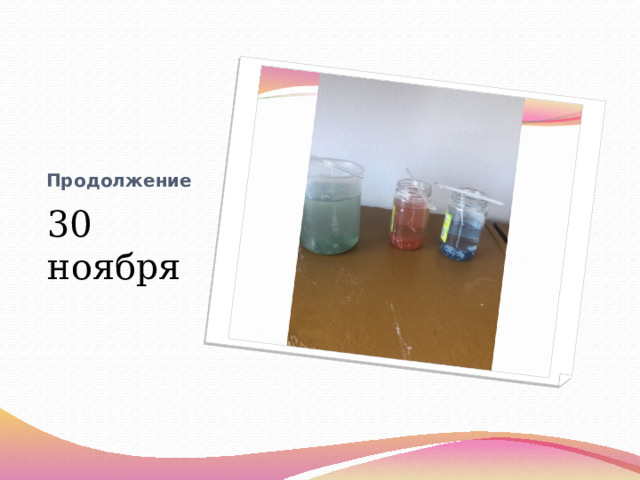 Продолжение 30 ноября 