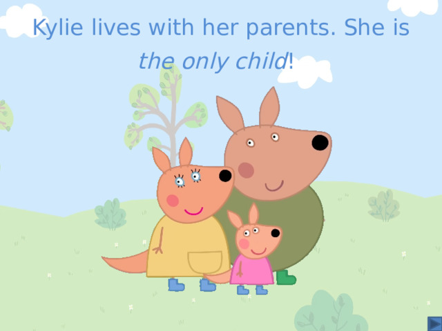 Kylie lives with her parents. She is the only child !  
