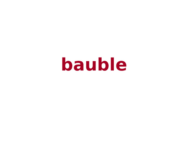 bauble 