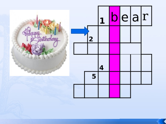  1   2 b e  5 a   4 r 