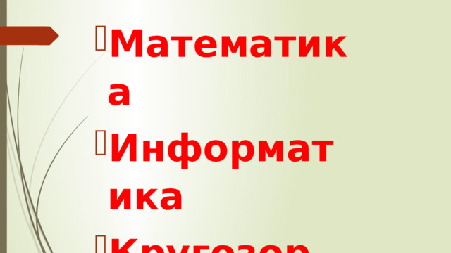 Математика Информатика Кругозор финал 