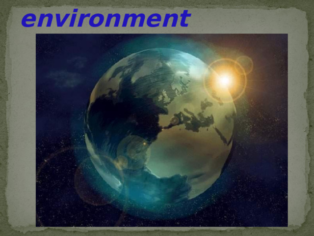  Save our environment 
