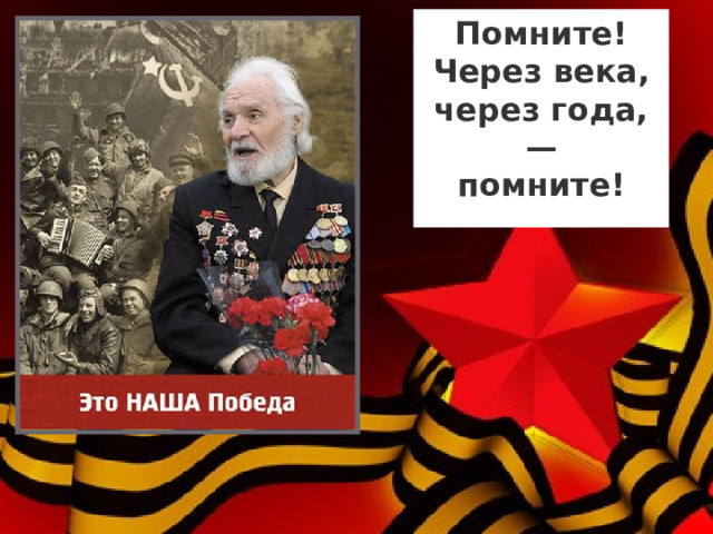 Помните! Через века, через года,— помните! 