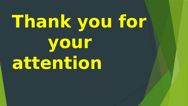 Thank you for  your attention 
