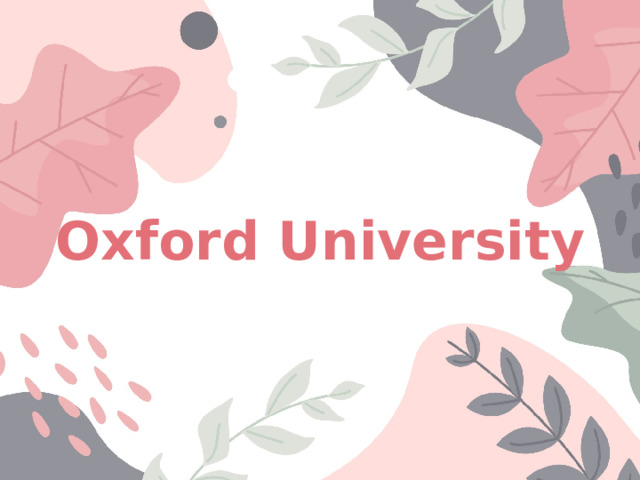 Oxford University 