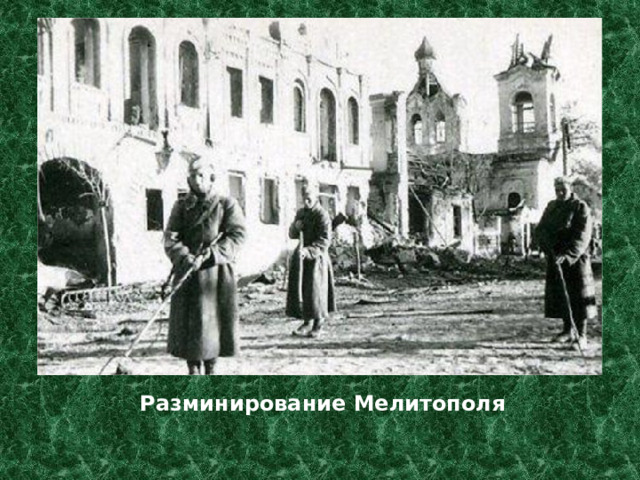Разминирование Мелитополя 