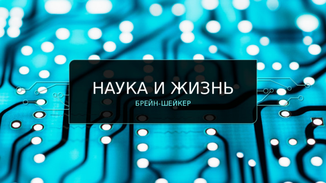 НАУКА И ЖИЗНЬ Брейн-шейкер  