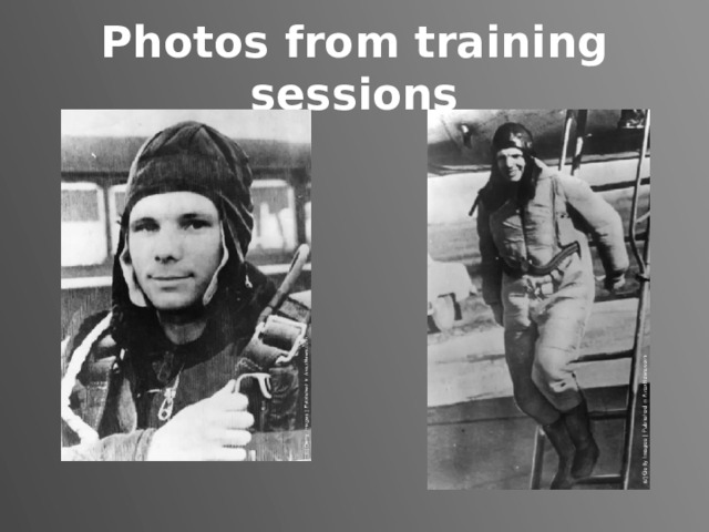 Photos from training sessions 