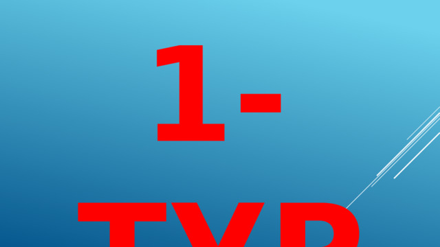             1-ТУР  