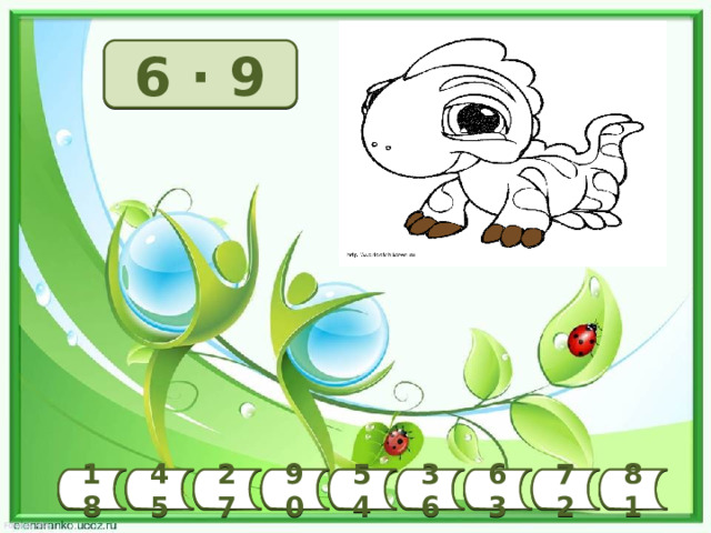 6 ∙ 9 72 81 45 63 27 54 36 90 18  