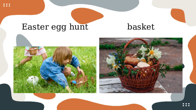 Easter egg hunt basket 