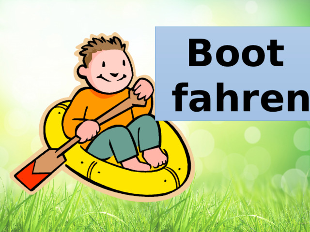 Boot  fahren 