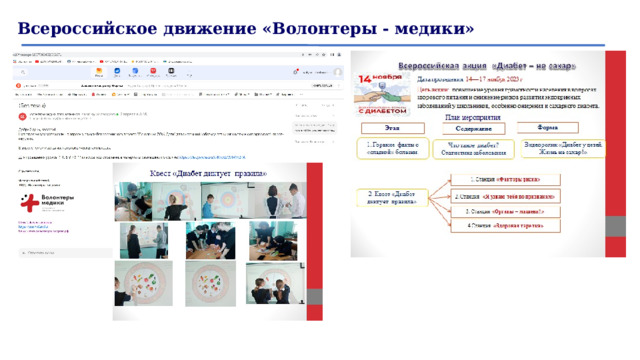 Всероссийское движение «Волонтеры - медики» 