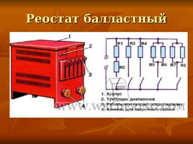 Реостат балластный 