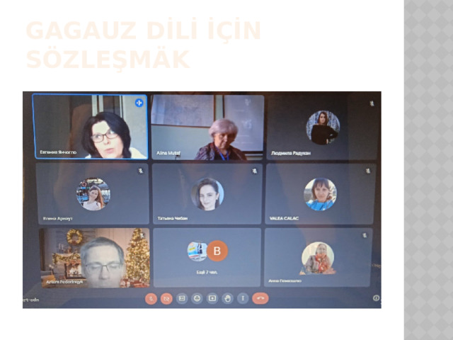 GAGAUZ DİLİ İÇİN SÖZLEŞMÄK 