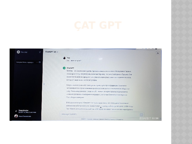  ÇAT GPT 
