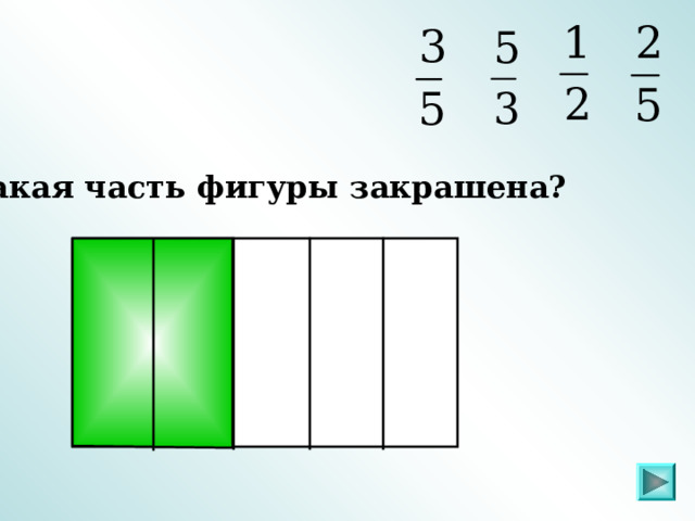 Какая часть фигуры закрашена? Пригласите к компьютеру ученика  