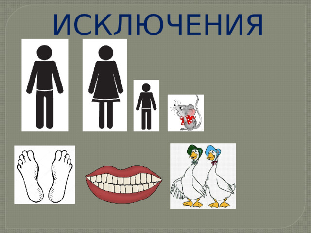 ИСКЛЮЧЕНИЯ 