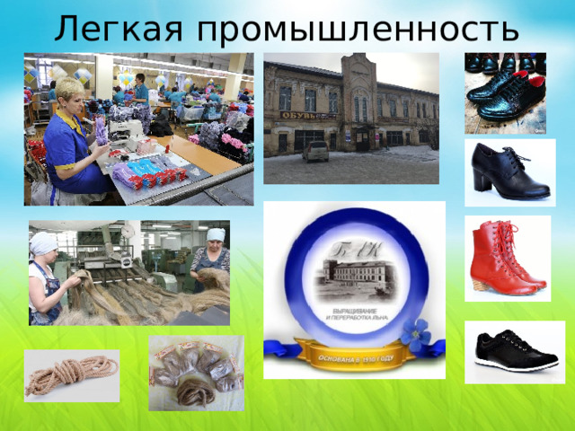 Легкая промышленность  