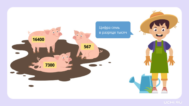 Открытие новых знаний  — Выберите нужную свинку. 1 