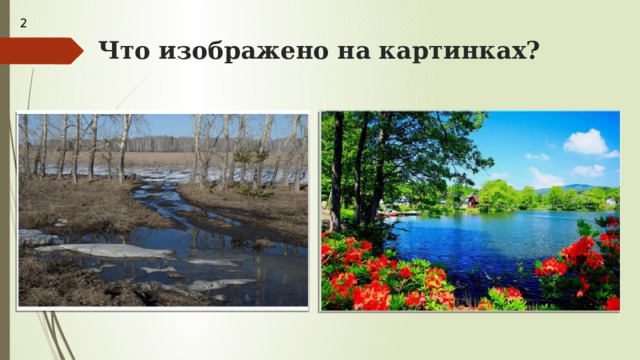 2 Что изображено на картинках? 