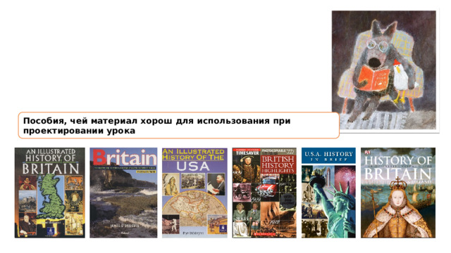 Пособия, чей материал хорош для использования при проектировании урока 
