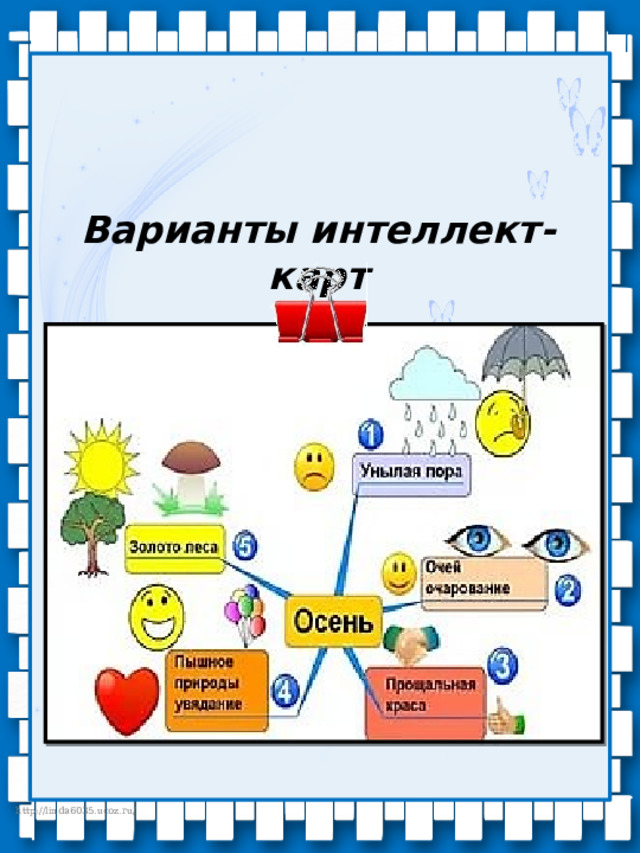 Варианты интеллект-карт 