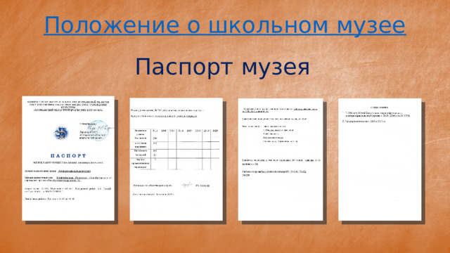 Паспорт музея 