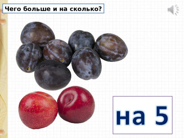 Чего больше и на сколько? 