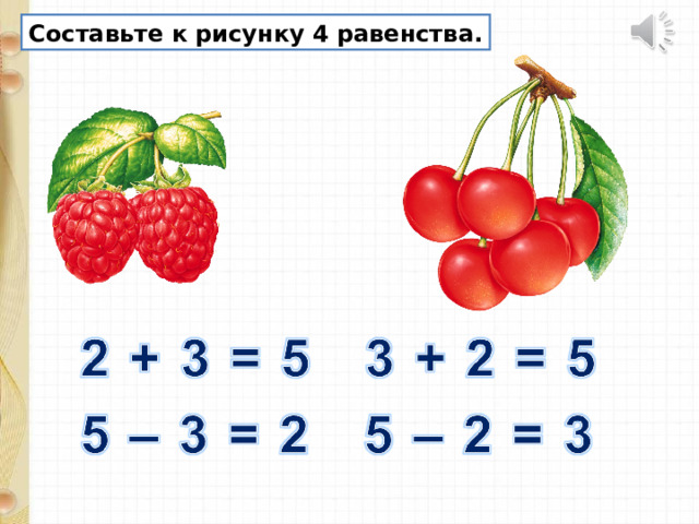 Составьте к рисунку 4 равенства. 