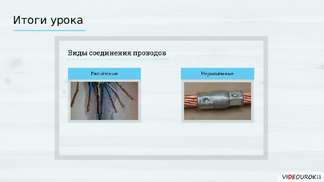 Итоги урока  