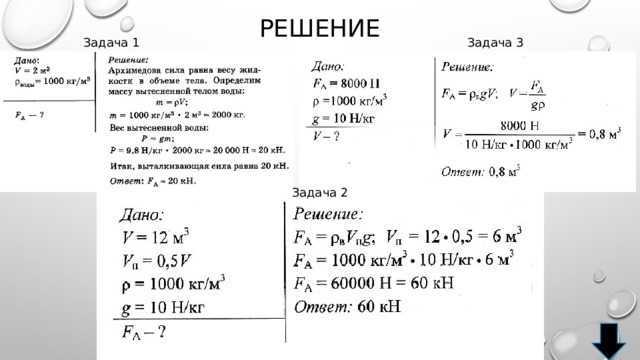 решение Задача 1 Задача 3 Задача 2 