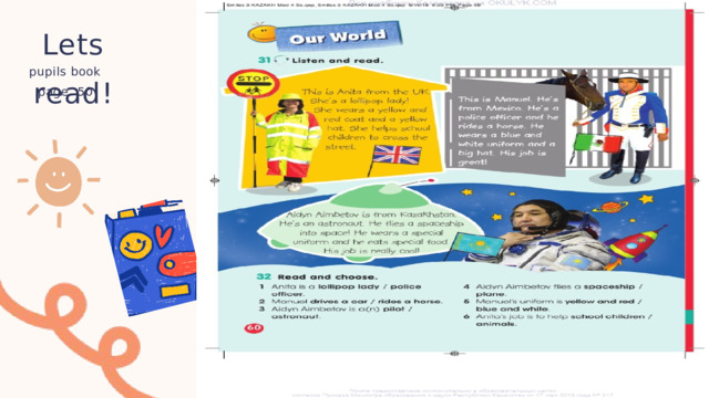 Lets read! pupils book page 50 