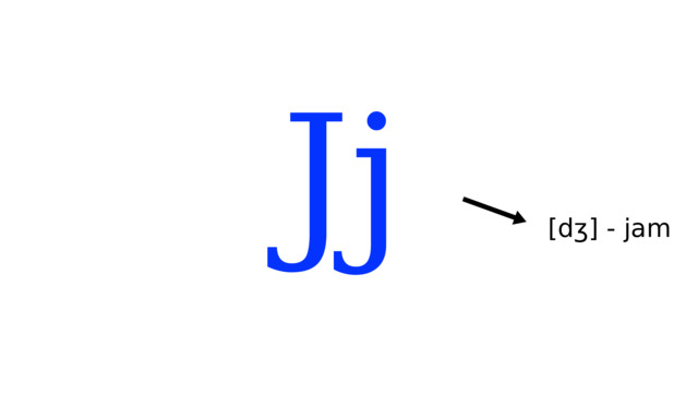 Jj [dʒ] - jam 